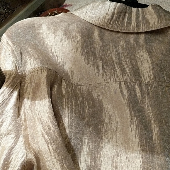 Croft Barrows light shimmery beige jacket, large - Picture 7 of 7